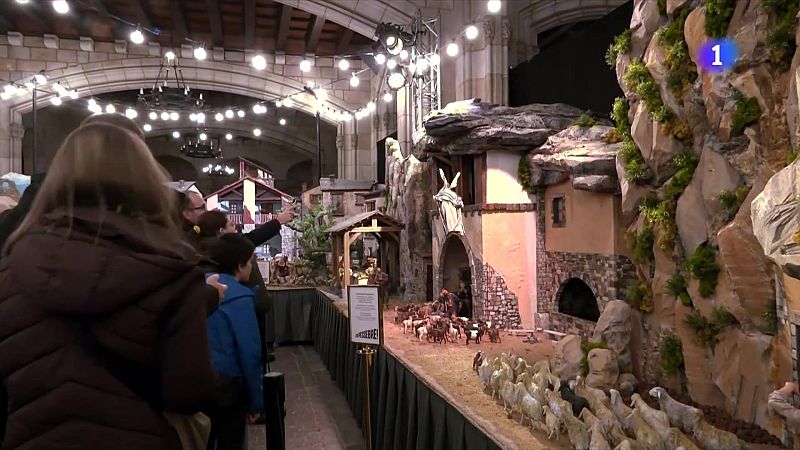 Obre portes el pessebre tradicional de l’Ajuntament de Barcelona