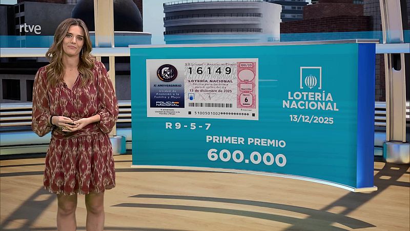 Sorteo de la Lotería Nacional: 13/12/2025 - Loterías | Ver