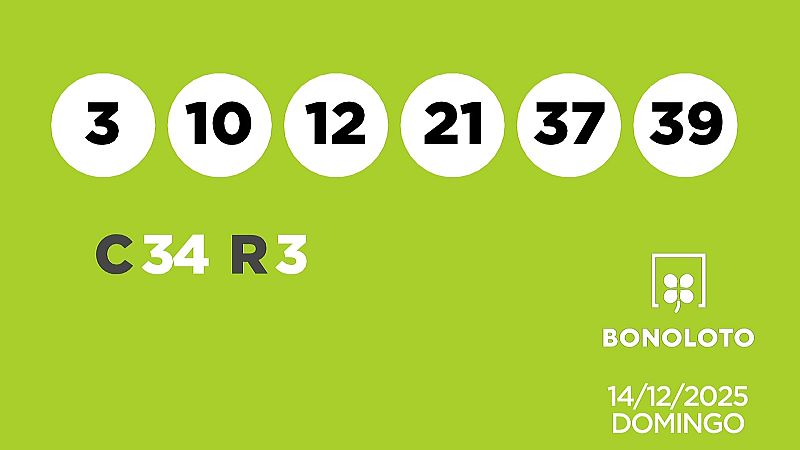 Sorteo de la Loter�a Bonoloto del 14/12/2025 - Ver ahora