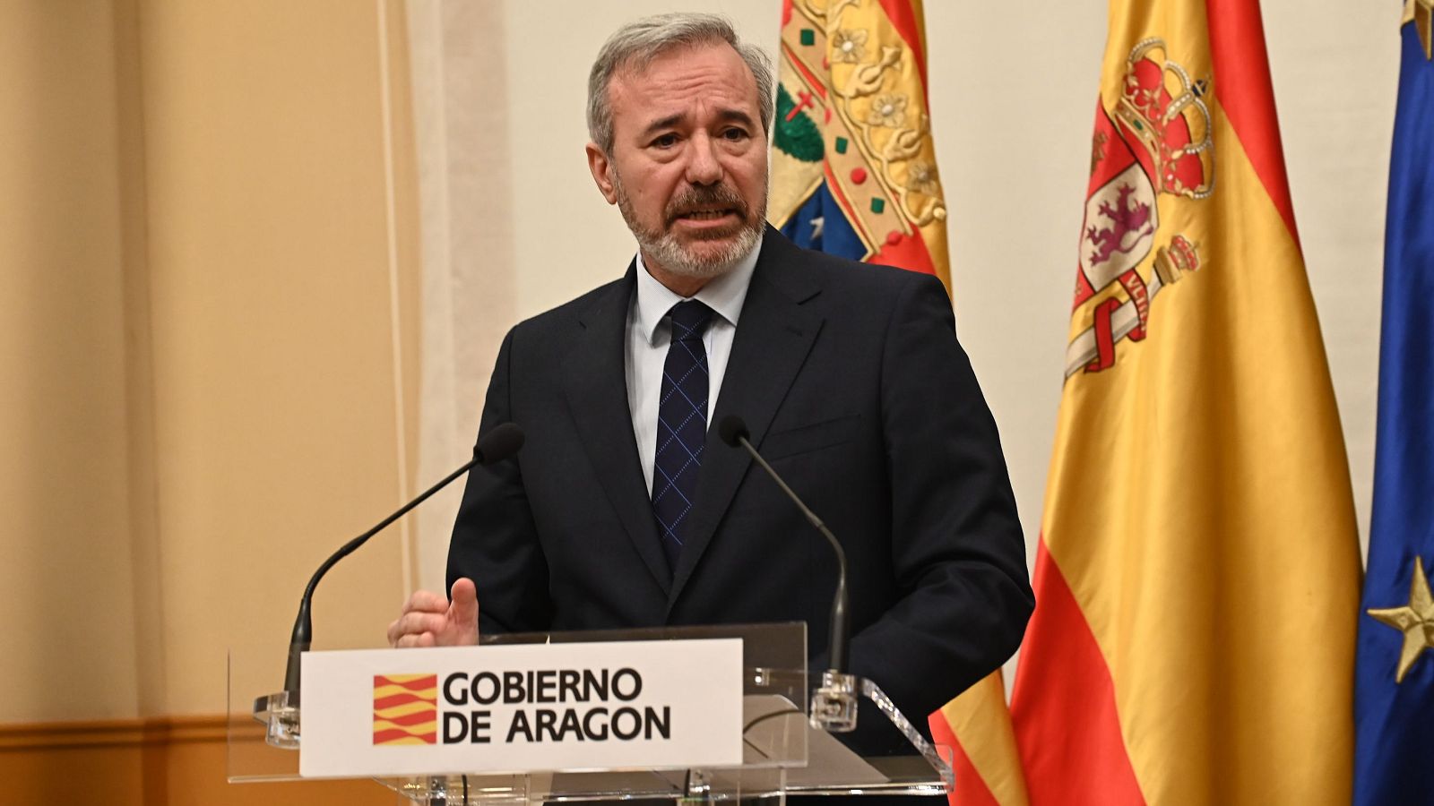 Azcón anuncia la convocatoria de elecciones anticipadas en Aragón al no haber acuerdo presupuestario | Ver