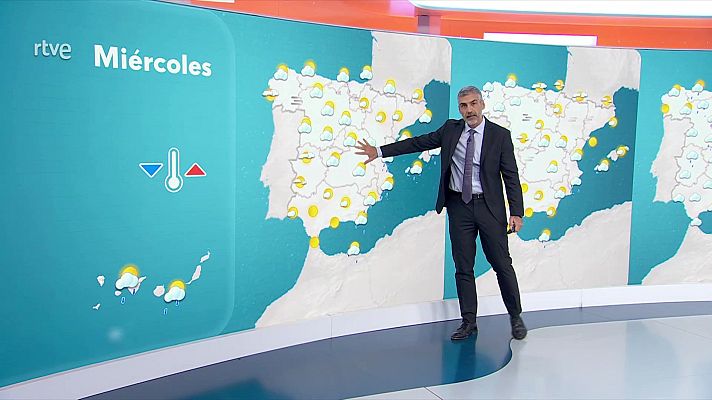 El tiempo - Precipitaciones fuertes o muy fuertes y persistentes en el Levante y sureste peninsular