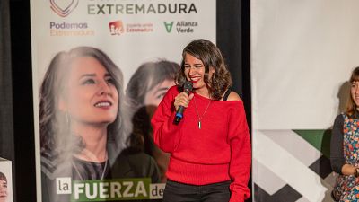 Irene de Miguel (Unidas por Extremadura) defiende un estado de bienestar que "no dependa de lo que se tenga en el bolsillo"