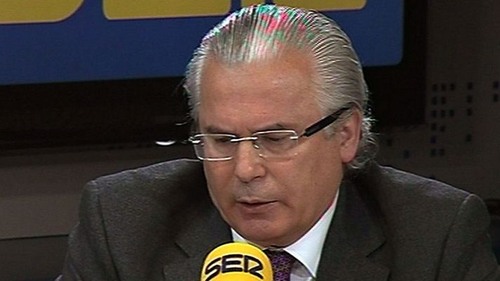Telediario 1 - Declaraciones de Baltasar Garzón