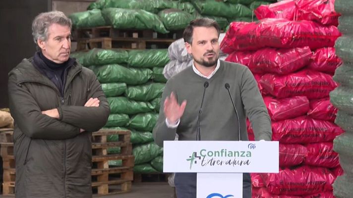 Telediario 1 - La campaña electoral en Extremadura entra en horas decisivas