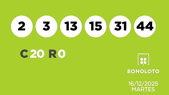 SELAE - Sorteo de la Lotería Bonoloto y Euromillones del 16/12/2025
