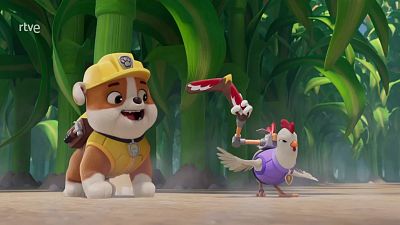 La patrulla y la gallina valiente - La patrulla canina | Ver