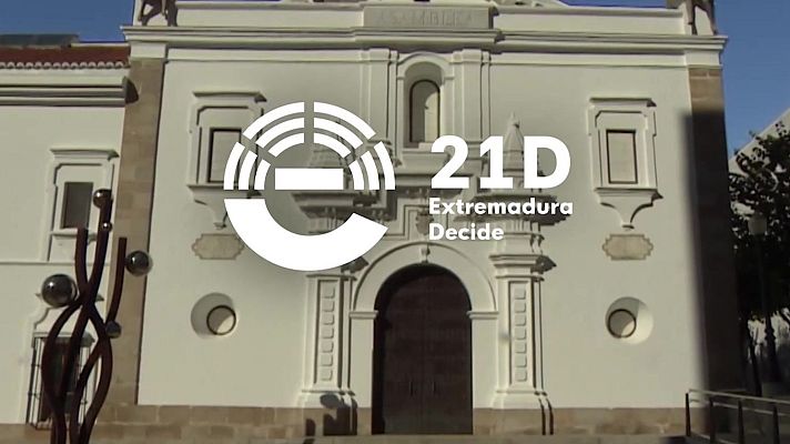 Telediario 1 - Siga el desarrollo de la jornada electoral de Extremadura en RTVE