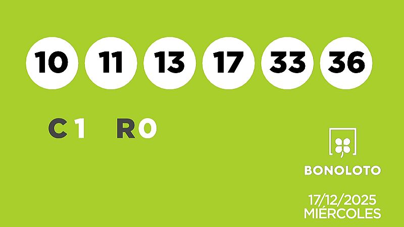 Sorteo de la Loter�a Bonoloto del 17/12/2025 - Ver ahora