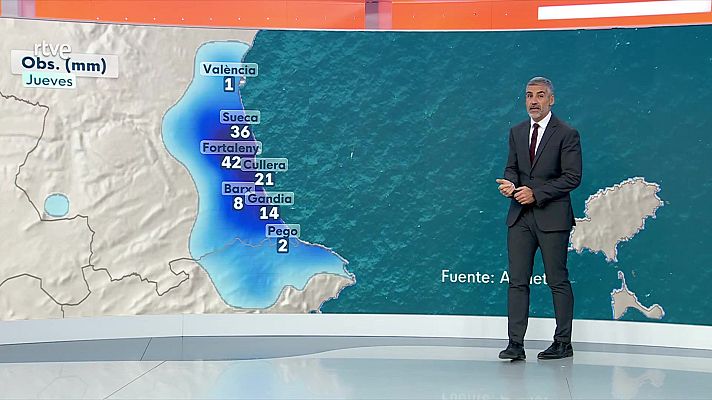 El tiempo - Precipitaciones ocasionalmente fuertes en el entorno de la Nao y Melilla