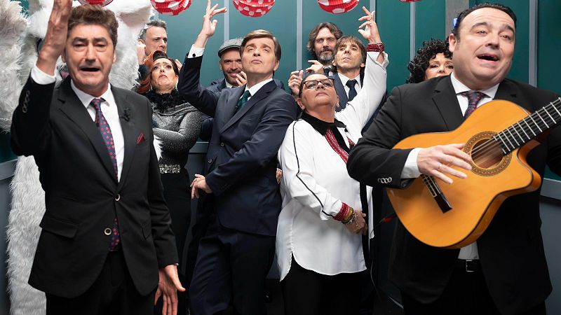 En el ascensor del Late Xou con María del Monte