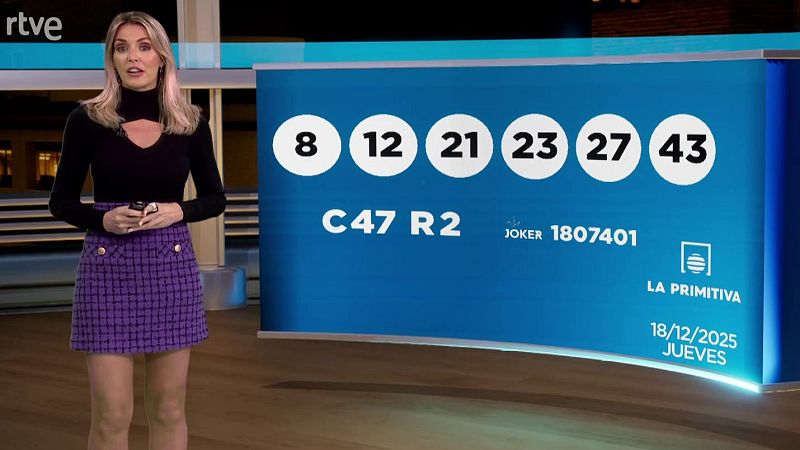 Sorteo de la Lotería Nacional, Bonoloto, Primitiva y Jóker: 18/12/2025 - Loterías | Ver