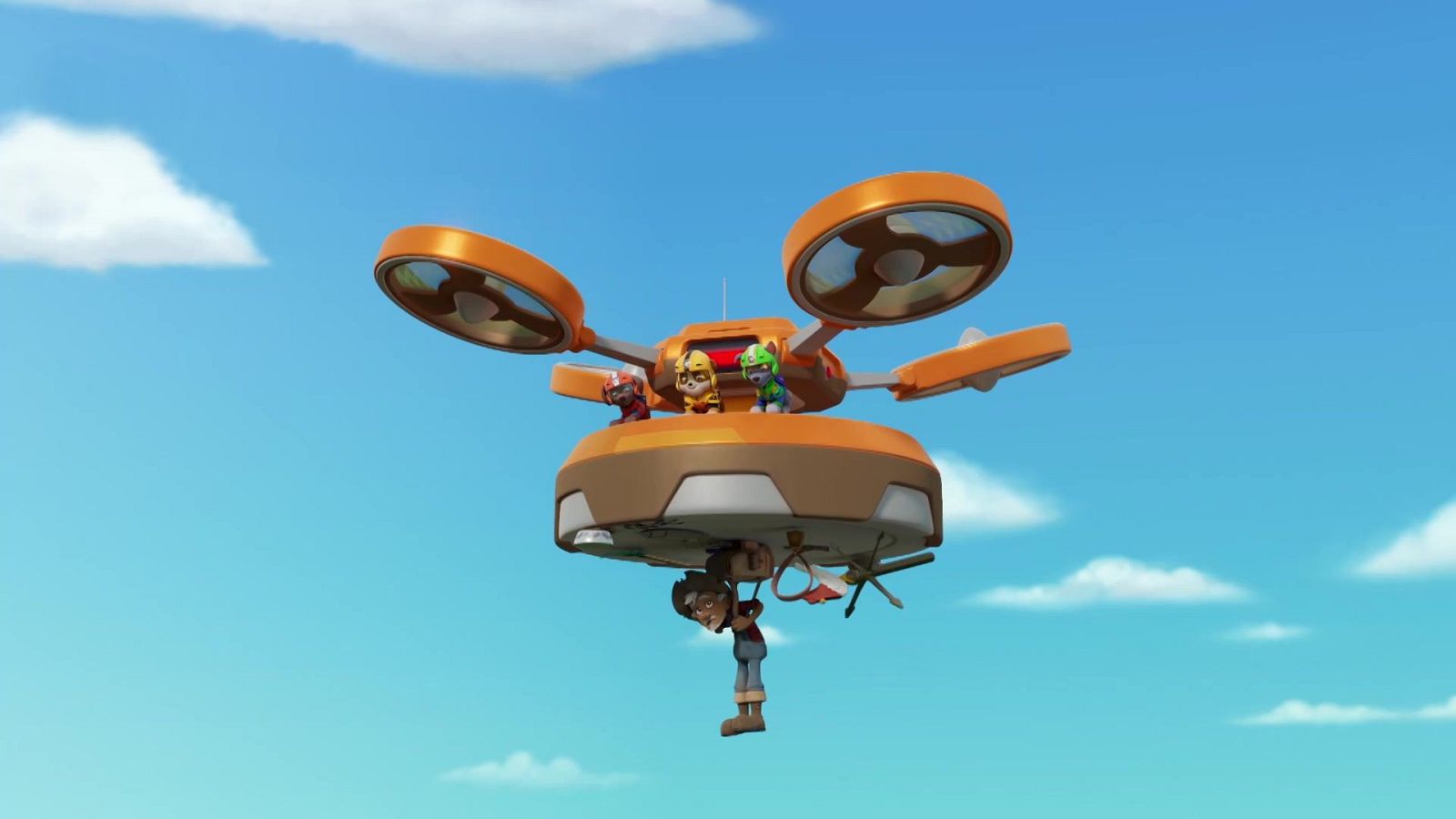 Rescate aéreo: La patrulla detiene un dron con imanes - La patrulla canina | Ver