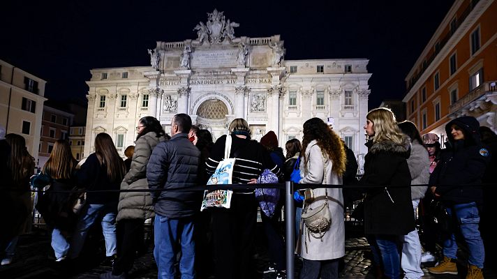 La tarde en 24h - La Fontana di Trevi cobrará dos euros de entrada a partir de febrero