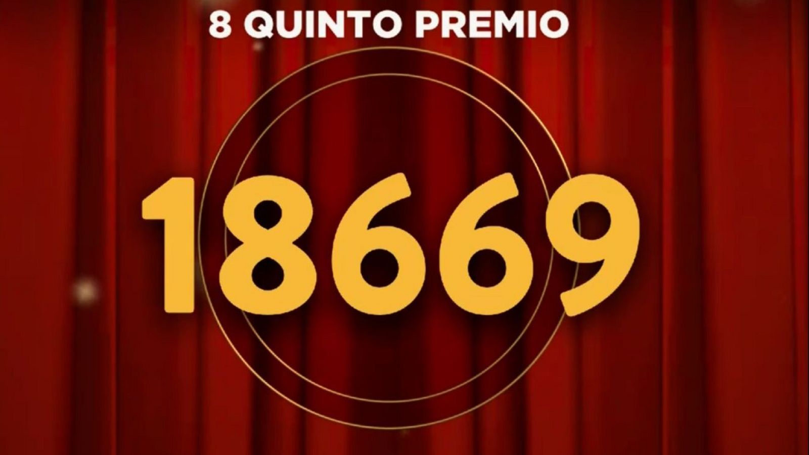El 18.669, último quinto premio de la Lotería de Navidad 2025 | Ver vídeo - Loterías | Ver