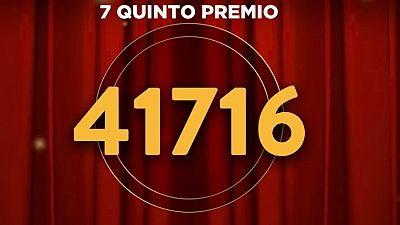 El 41.716, s�ptimo quinto premio de la Loter�a de Navidad 2025 | Ver v�deo - Loter�as | Ver