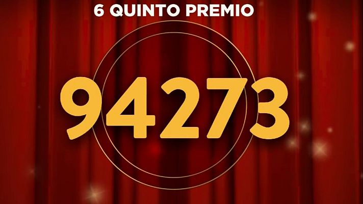 Loterías - El 94.273, sexto quinto premio de la Lotería de Navidad 2025