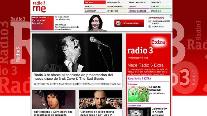 Telediario 1 - Radio Nacional estrena Radio3 Extra
