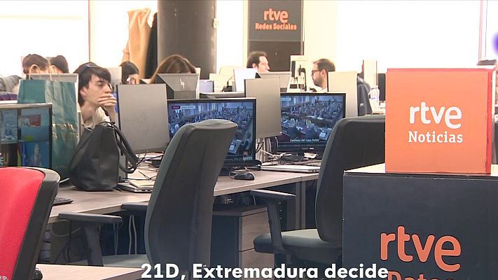 Especiales informativos - Sigue las elecciones en Extremadura y el escrutinio en RTVE Noticias