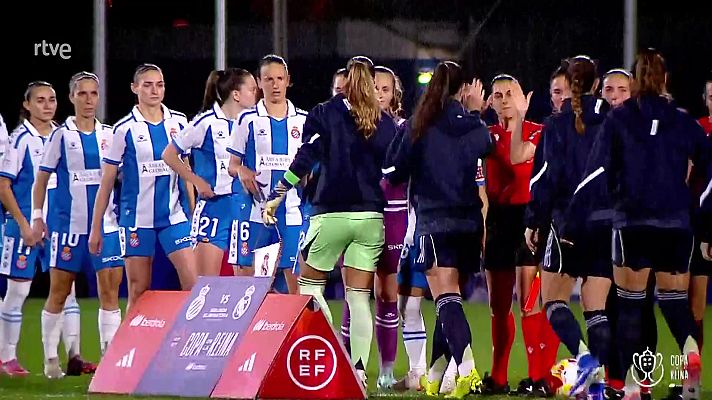 Fútbol - Copa de La Reina. Resumen 1/8 Final: RCD Espanyol – Real Madrid CF