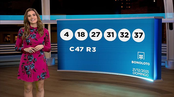 Loterías - Sorteo de la Bonoloto y El Gordo de la Primitiva del 21/12/2025