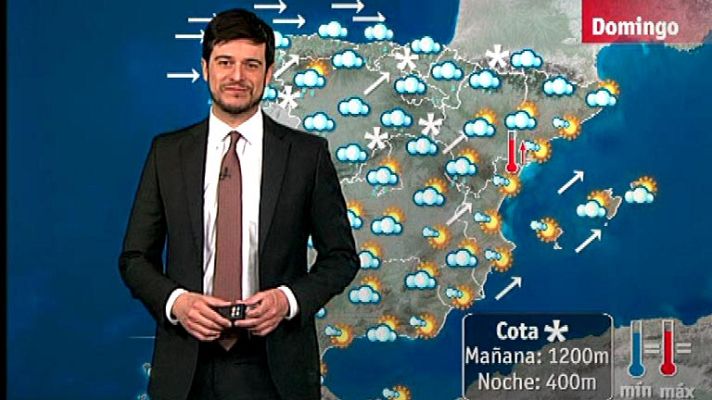 El tiempo - Una borrasca cruza la Península