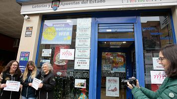 Los quintos premios llevan suerte a toda España y dejan un buen pellizco en Aragón