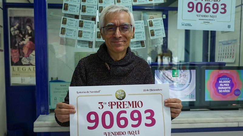 Lotería de Navidad 2025: El tercero, 90.693 cae en Castilla y León - Noticias de Castilla y León | Ver