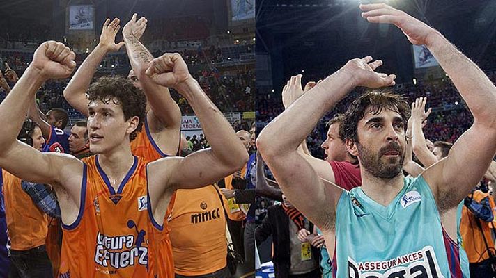 Baloncesto en RTVE - Barcelona y Valencia quieren acabar con su gafe en Vitoria