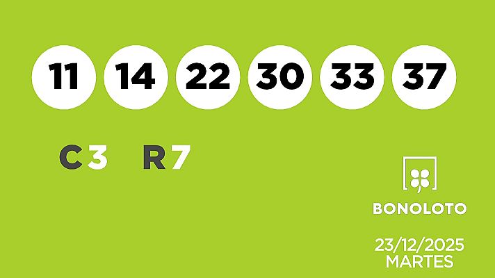 SELAE - Sorteo de la Lotería Bonoloto y Euromillones del 23/12/2025
