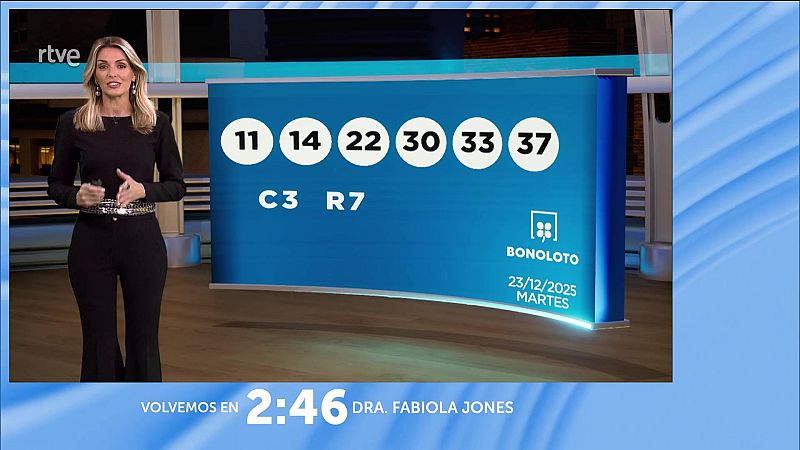 Sorteo de la Bonoloto y Euromillones: 23/12/2025 - Loterías | Ver