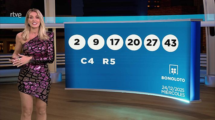 Loterías - Sorteo de la Bonoloto del 24/12/25