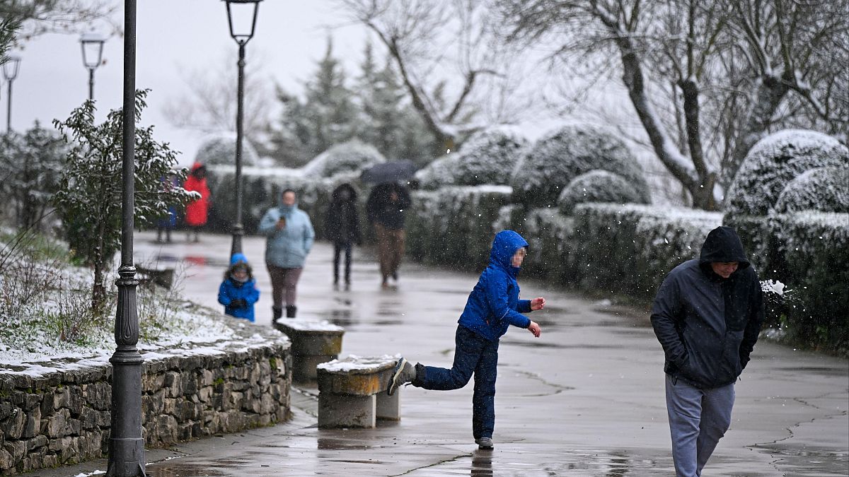 El fr�o se instala en la pen�nsula durante la jornada navide�a