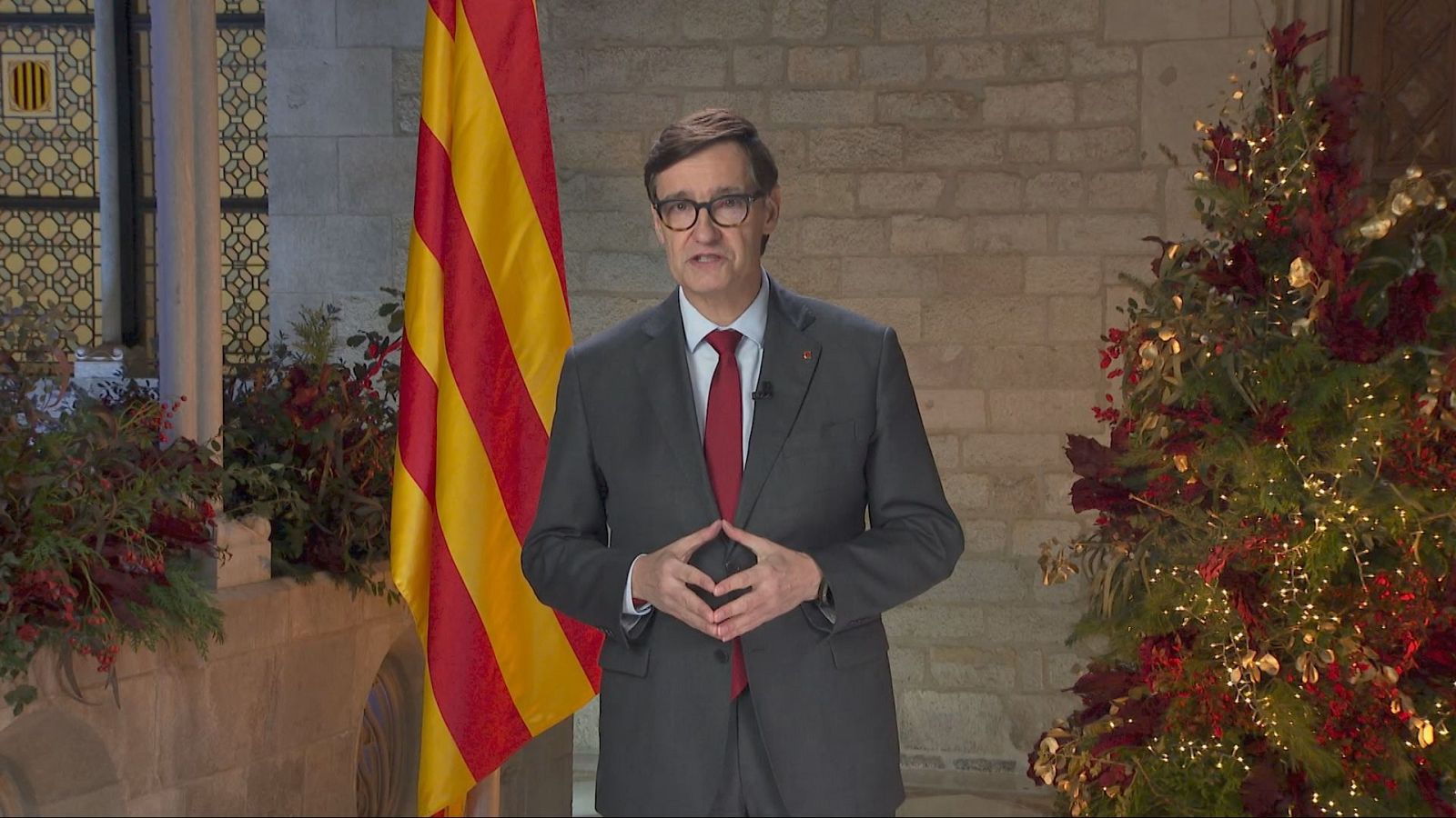 Salvador Illa reivindica la humanitat i la solidaritat en el discurs de Sant Esteve