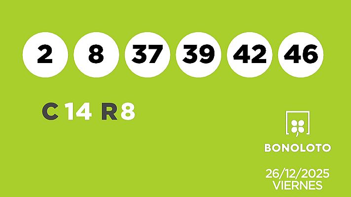 SELAE - Sorteo de la Lotería Bonoloto y Euromillones del 26/12/2025