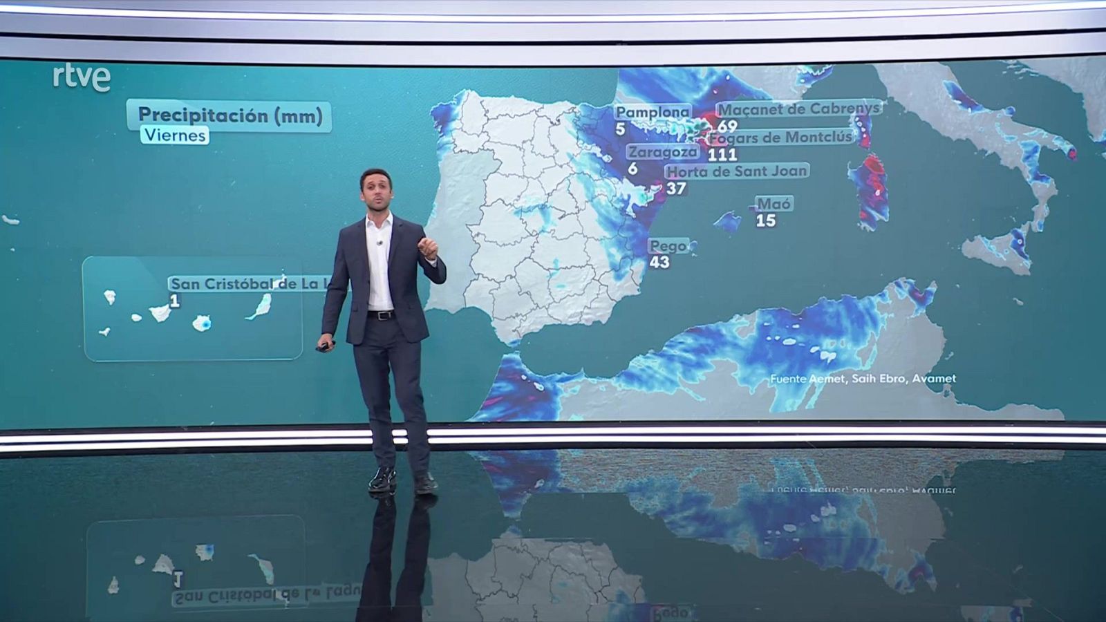 El Tiempo Noche - 26/12/25 - RTVE.es - El tiempo | Ver