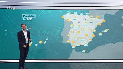 Lluvias persistentes y fuertes con tormenta en Cataluña este, Andalucía occidental, Estrecho y Alborán