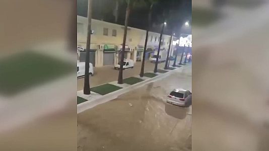 Inundaciones en la provincia de M�laga tras las fuertes lluvias