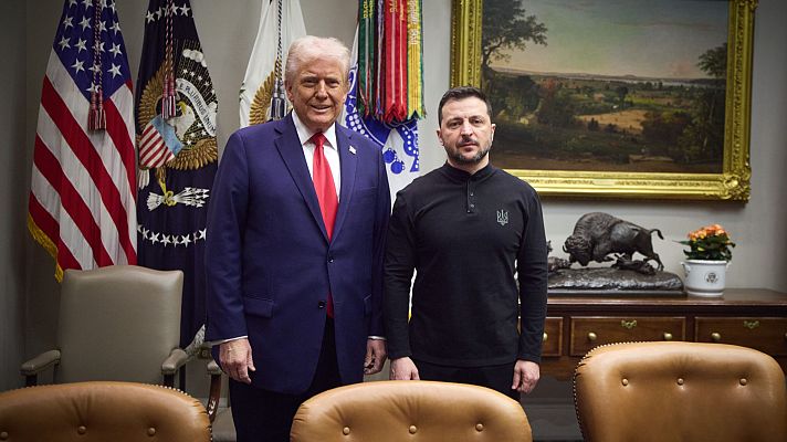 Telediario Fin de Semana - Conflictos abiertos en 2025: Ucrania, la guerra de comercial de Trump o las graves crisis humanitarias en Sudán y Gaza