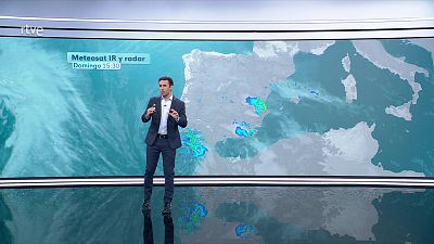 Precipitaciones fuertes y persistentes en Alborán, Murcia y Comunidad Valenciana, pudiendo ser muy fuertes