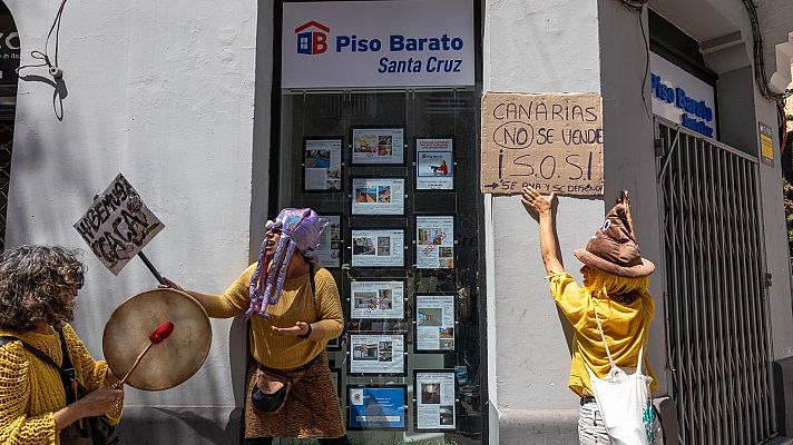 Telediario Fin de Semana - Aumento del precio de la vivienda en Canarias: vivir en garajes o volver a casa de los padres