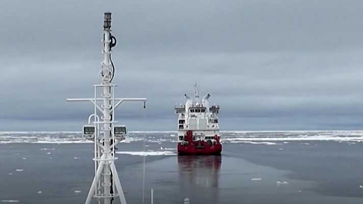 Telediario Fin de Semana - El Ártico, una zona comercial en disputa entre Estados Unidos, Rusia y China