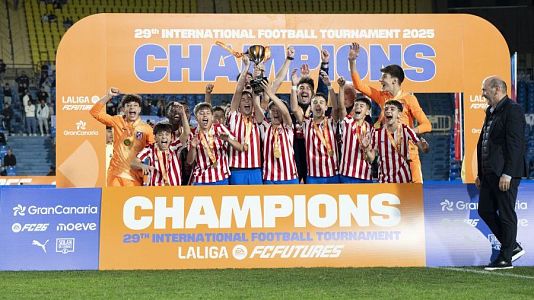 El Atl�tico de Madrid, campe�n de la LaLiga Futures al imponerse por la m�nima al Villarreal en la final