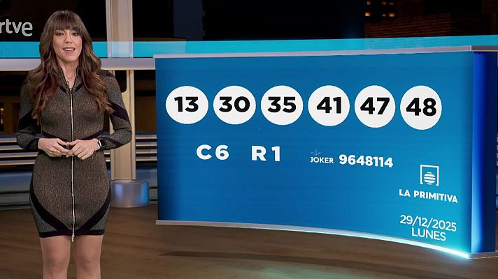 Loterías - Sorteo de la Bonoloto y Primitiva del 29/12/2025