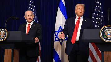 Trump insta a Ham�s al desarme junto a Netanyahu y advierte a Ir�n sobre ataques si sigue con su programa nuclear