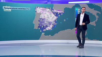 Nieblas en interiores de Galicia, depresiones del nordeste peninsular, meseta norte y valles de la meseta sur