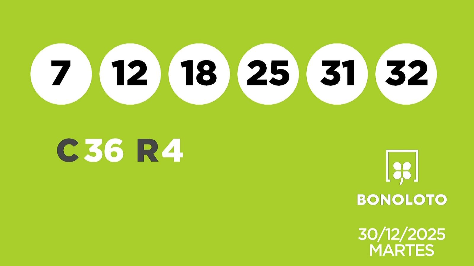 Sorteo de la Lotería Bonoloto y Euromillones del 30/12/2025 - Ver ahora