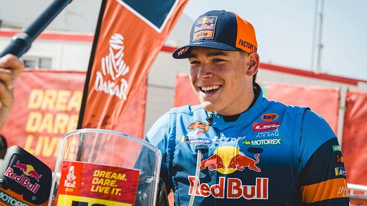 Edgar Canet, tras su victoria en el pr�logo del Dakar 2026: "Soy el chico m�s feliz del paddock"