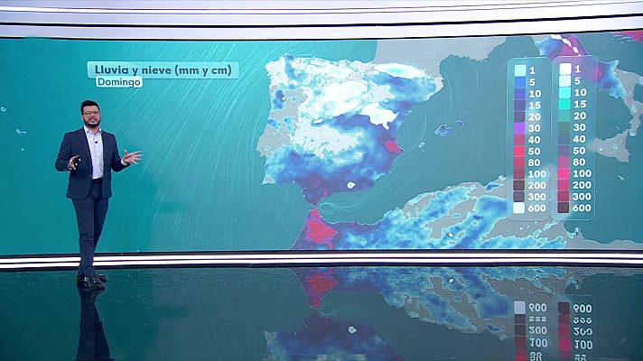 El tiempo - Precipitaciones persistentes y fuertes en el suroeste andaluz y área del Estrecho