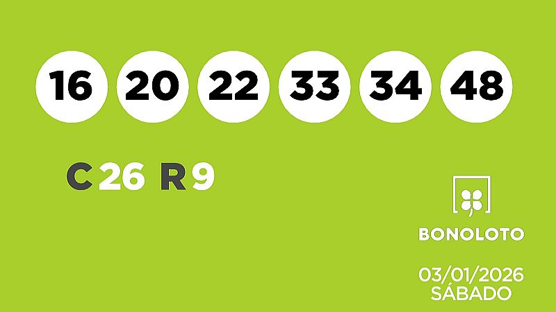 Sorteo de la Loter�a Bonoloto del 03/01/2026 - Ver ahora