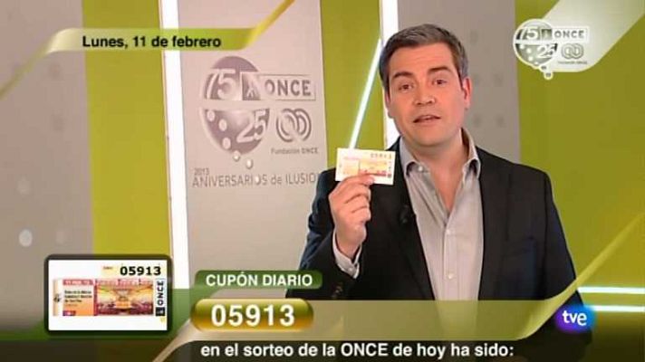 Sorteos ONCE - Sorteo ONCE - 11/02/13